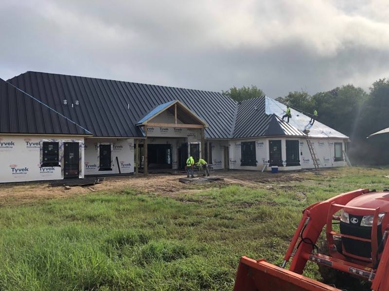 Standing Seam- Dark Bronze Roof